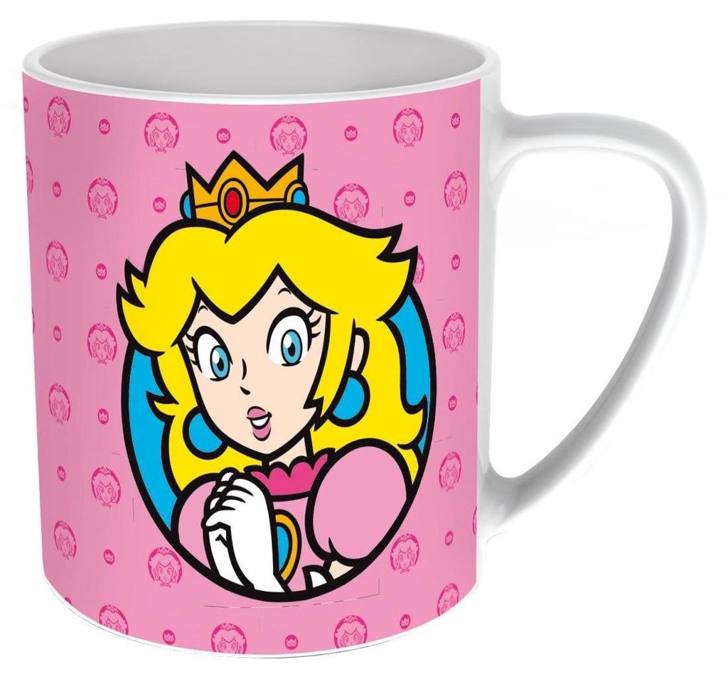 Super Mario Tasse Peach, 325ml, Keramik, Lizenzware Produktbild 