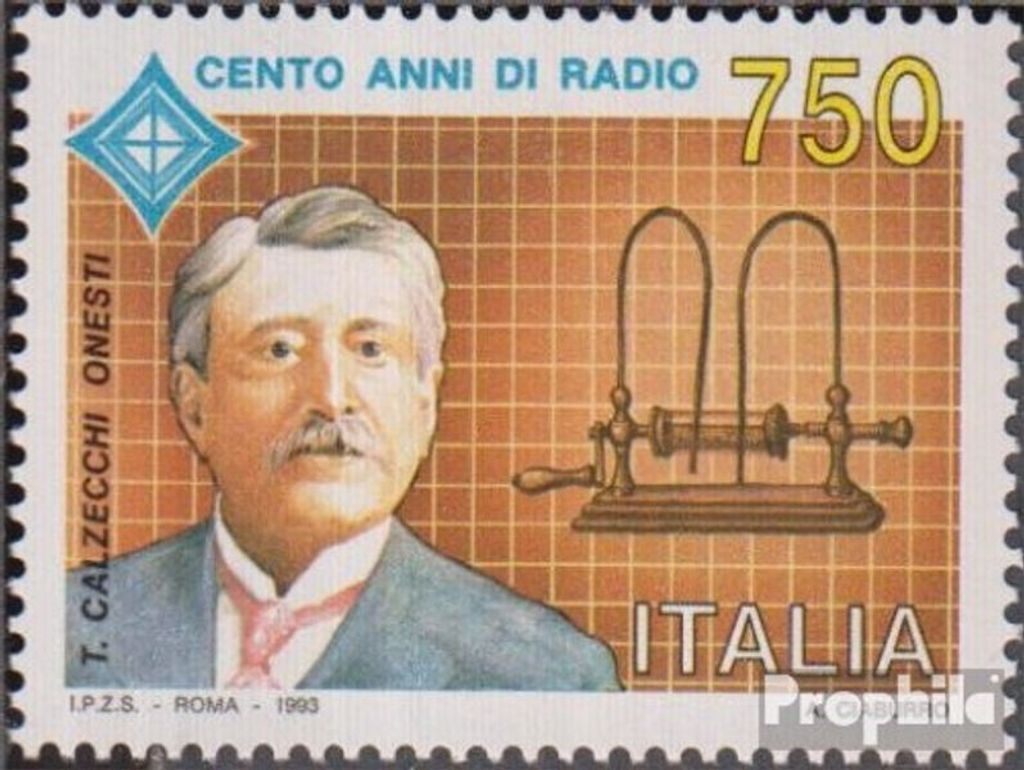 Briefmarken Italien 1993 Mi 2275 (kompl.Ausg.) postfrisch 100Jahre Radio
