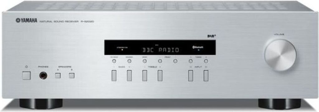 Yamaha R-S202D Stereo-Receiver 140W Silber mit Bluetooth Produktbild 