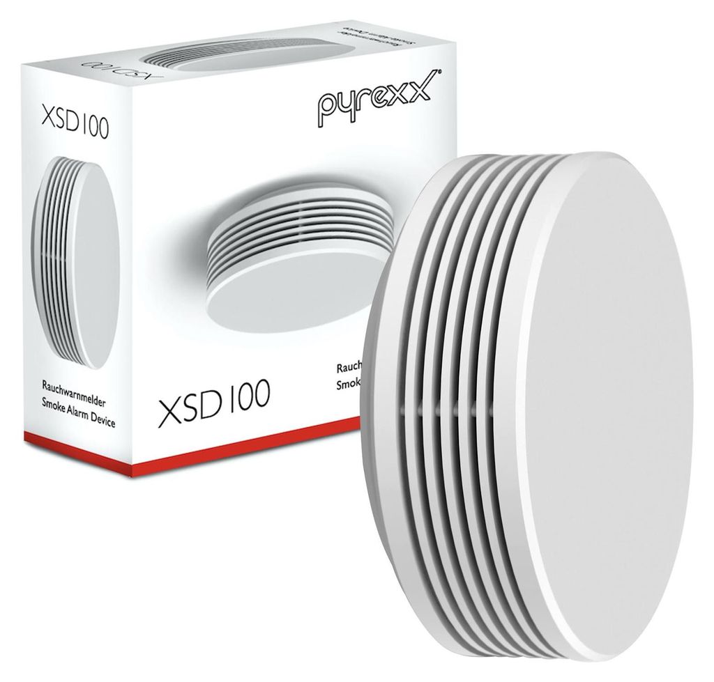 Pyrexx XSD100 Rauchwarnmelder Weiß - 4er Set Produktbild 