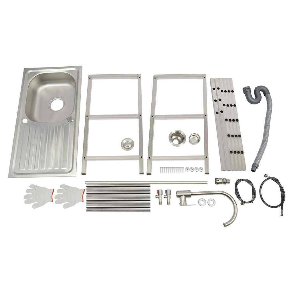 Sinks 75*40*78cm Volně stojící dřez Kuchyňský dřez z Obrázek produktu 7