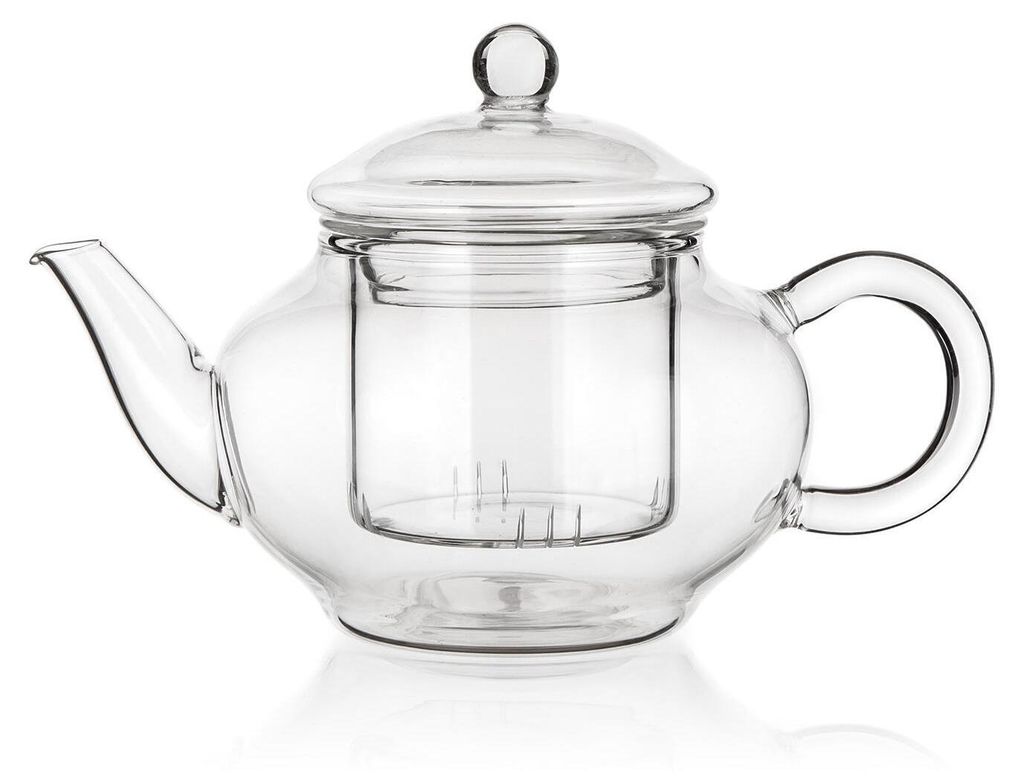 Pichet en verre, pot avec passoire, moderne, petite Image du produit 
