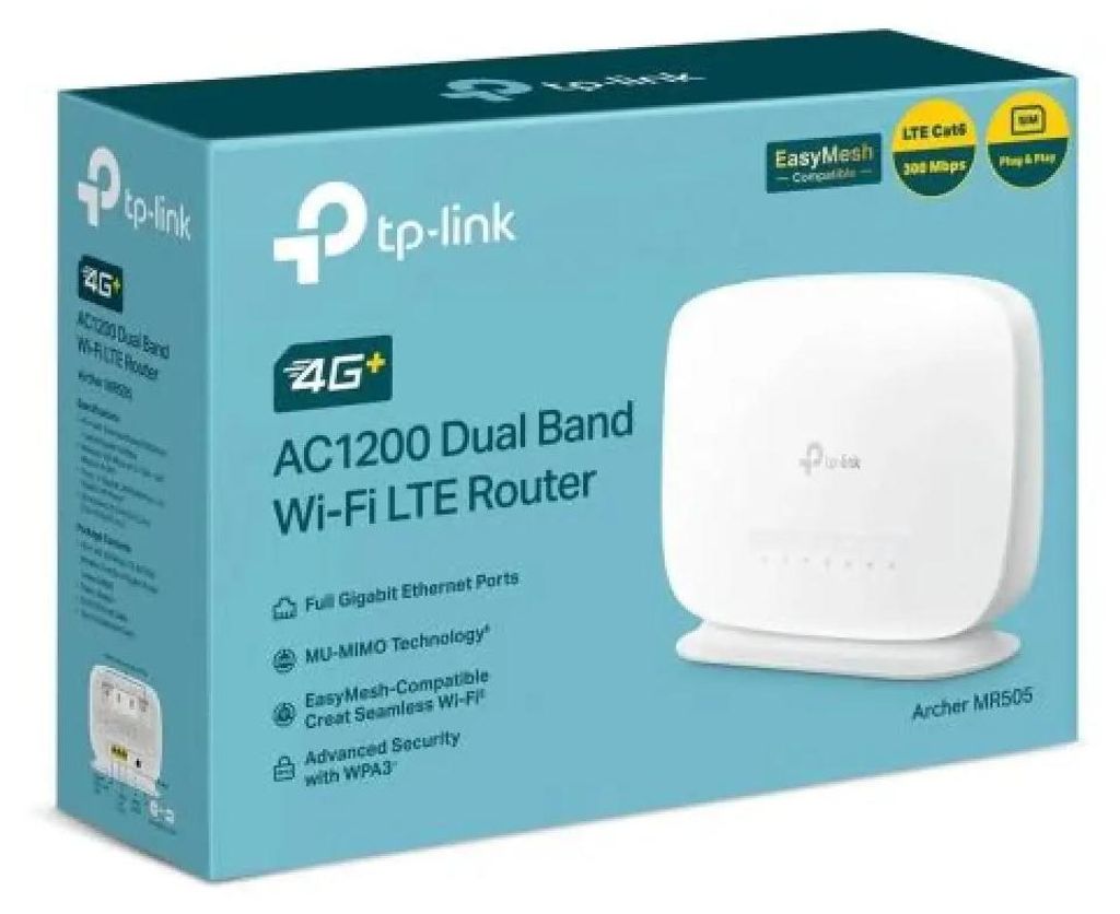 TP-Link Archer MR505, Wi-Fi 5 (802.11ac), Dual-band (2.4 Zdjęcie produktu 