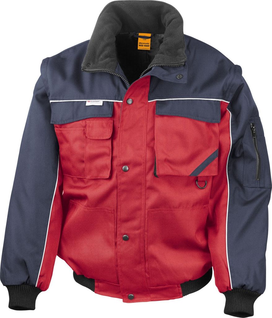 WORK-GUARD by Result - Jacke Extra stark für Herren PC6912 (XXL) (Rot/Marineblau)