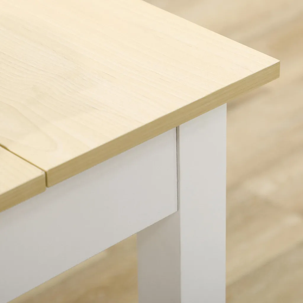 Table à manger compacte 119 cm idéale pour petit appartement et studio - 10