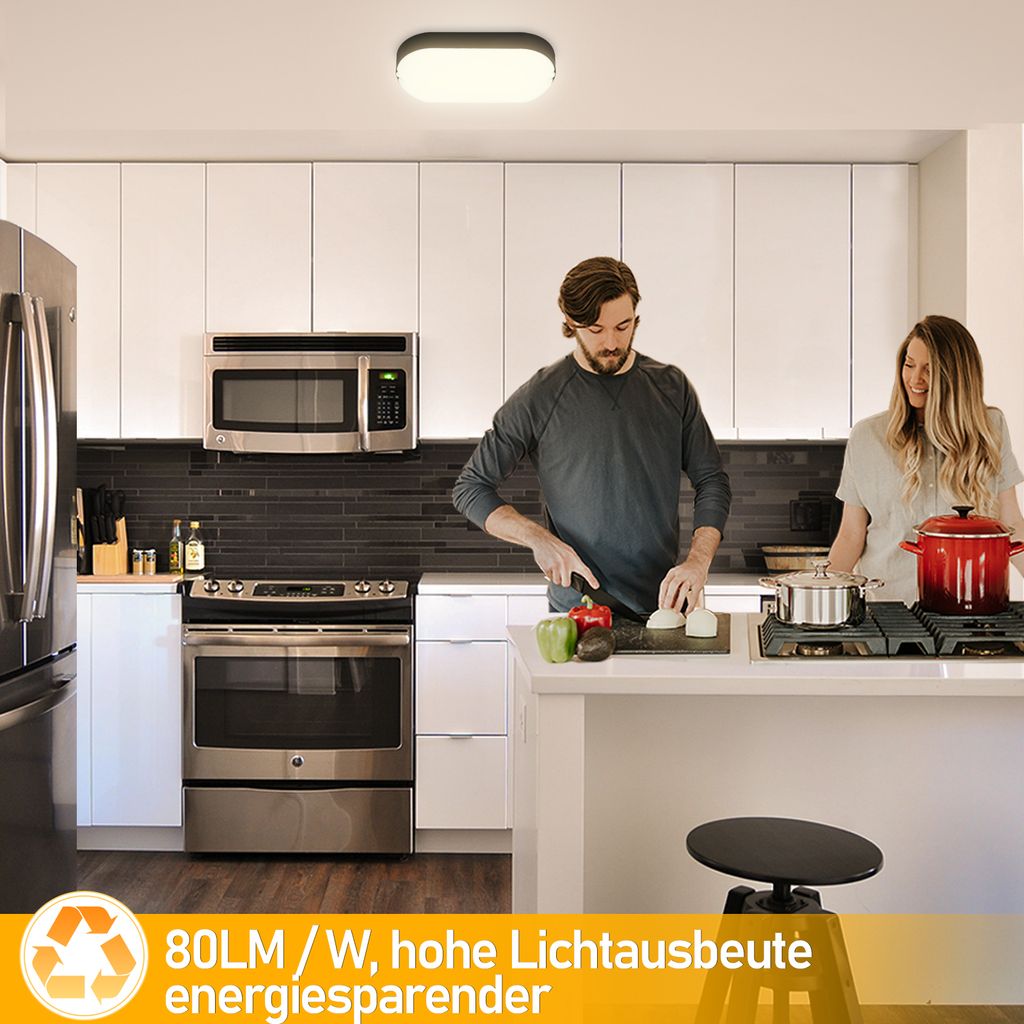 LED Außenleuchte mit Bewegungsmelder Zimmer Flur Küchen Wandleuchte Wandlampe DE 