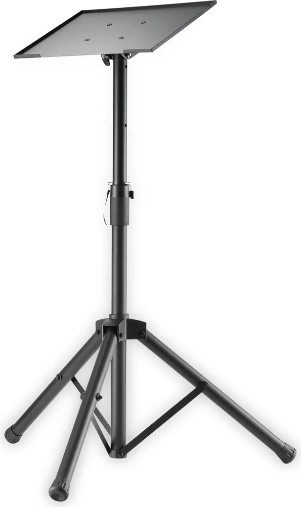Support Télescopique pour Écran et Notebook avec Plateau Large Robuste