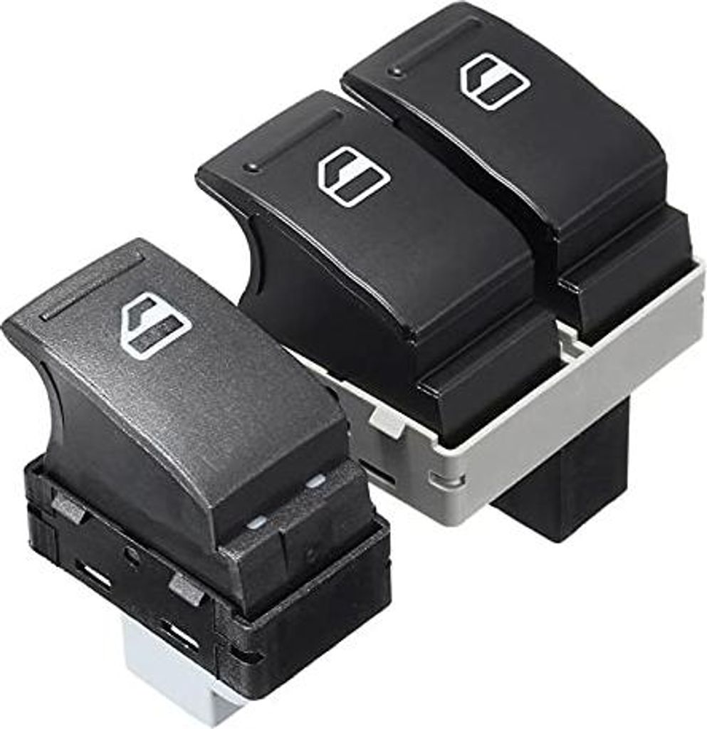 7E0959855A 7E0959855 Schalter für Fensterheber Transporter T5 T6 2 STÜCKE Schalter für elektrische Fensterheber