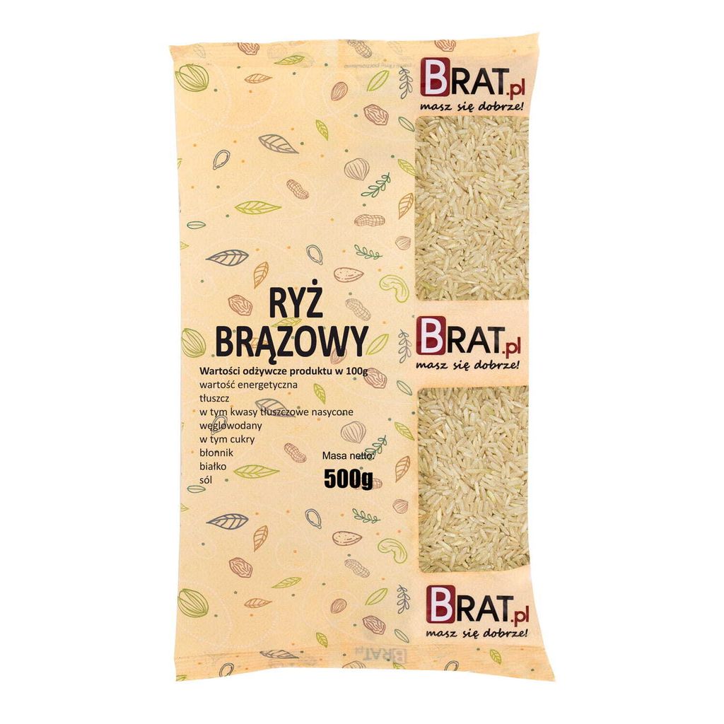 Hnědá rýže 500g Brat.pl Obrázek produktu 
