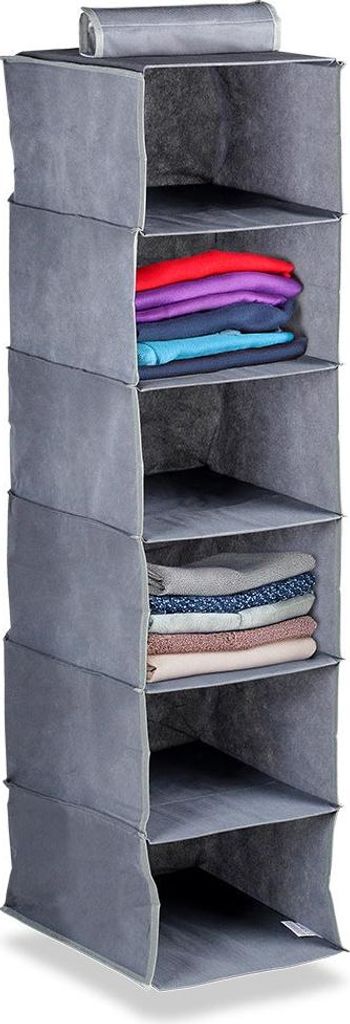 Hängender Kleiderschrank-Organizer mit 6 Regalen Produktbild 
