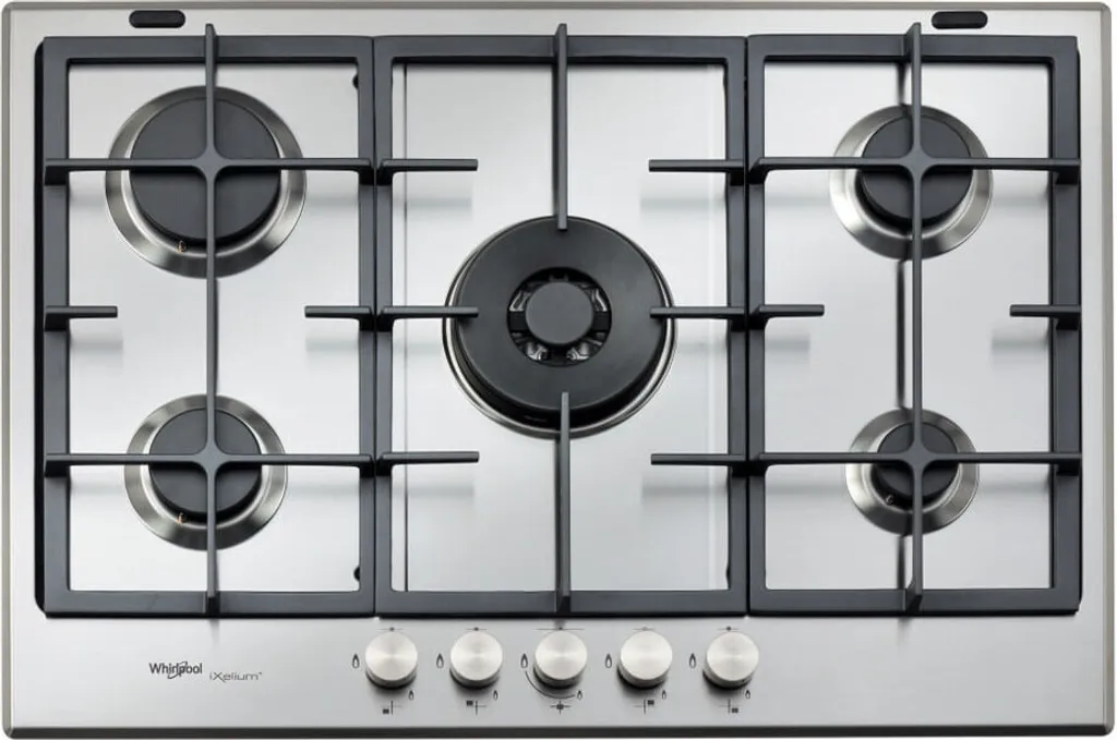 Plaque Gaz 5 zones Whirlpool GMR 7522/IXL Idéale pour familles et Inox