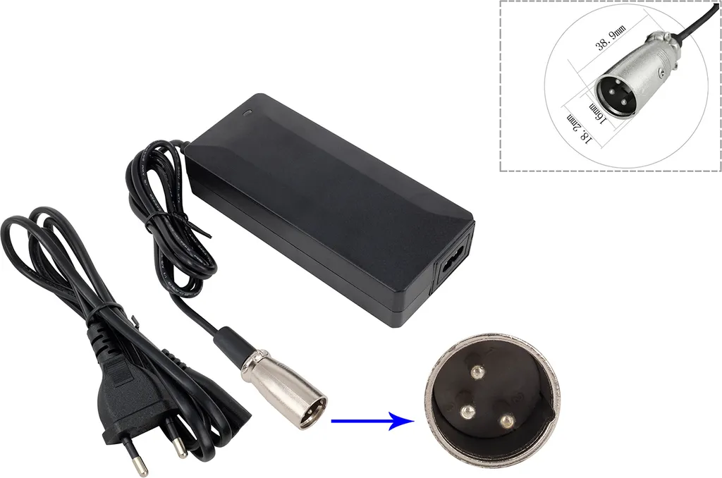 Chargeur batterie 36V e-bike PowerSmart contre les pannes de Pedelec