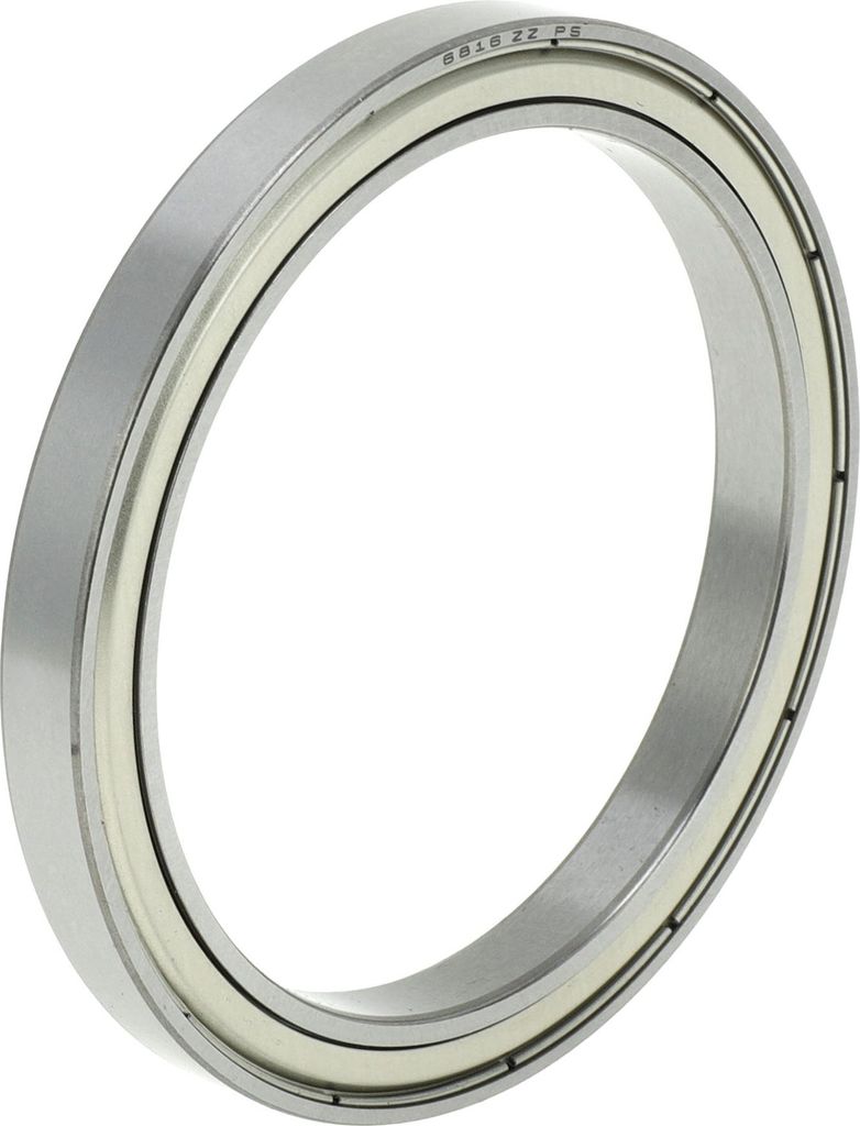 6816ZZ Rillenkugellager P5 80x100x10mm Geschmierte Lager Doppel-Metall-Dichtung Silberton Scooter Skateboard Rad
