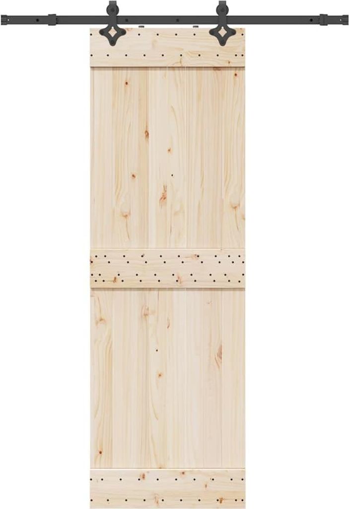 vidaXL PIM_ Hardware | schwarz | Kohlenstoffstahl A.NA | 152.4 x 4 x 0.6 cm | Robust