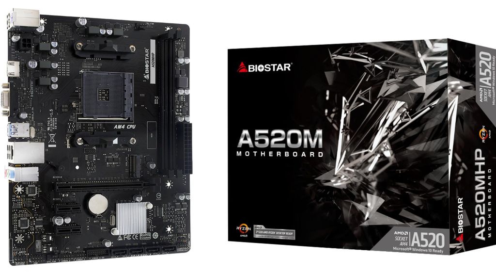 Biostar A520MHP, AMD, Sockel AM4, AMD Ryzen 3000 Series, Produktbild 