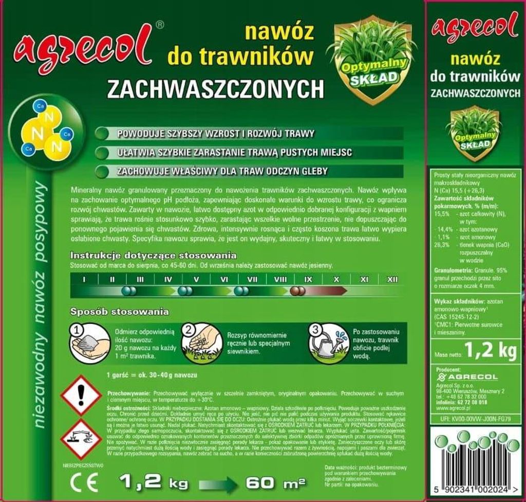 Dnger fr verunkrauteten Rasen 5kg Fr Unkraut Dnger