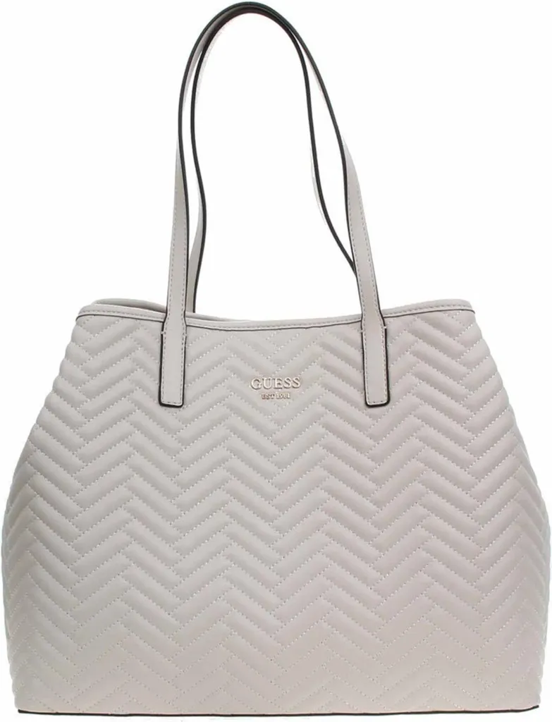 Borsa Guess HWQG9318290STO Stone: Shopping Bag Donna Design Trapuntato - 1