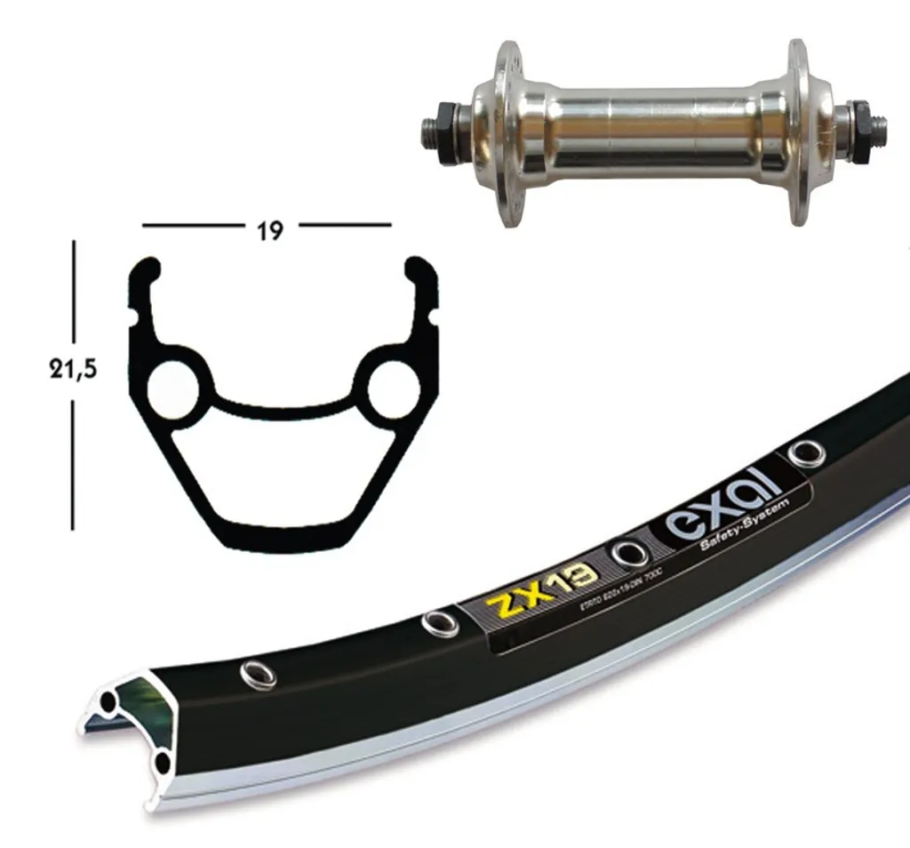 Roue arrière Kolo 26 x 1,75 pouces NFL-QR 36 rayons pour vélo VTC