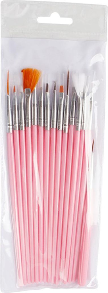15-teiliges Farbstift-Set Nagelkunst-Stift Lichttherapie-Stift Kristallstift Malen Punktbohren Nagelbürsten