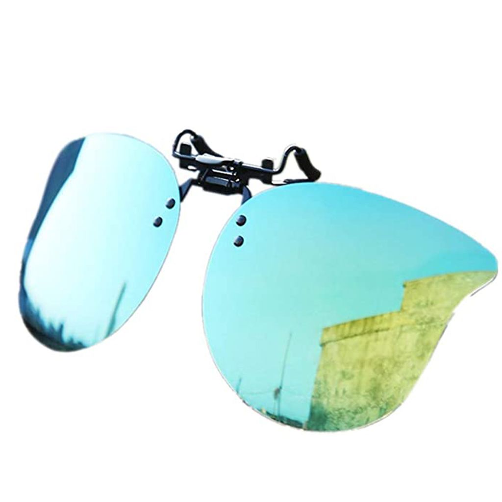 Polarisierter Clip on Sonnenbrille - Sonnenbrille Clip On Brille für Männer  Frauen, Groß