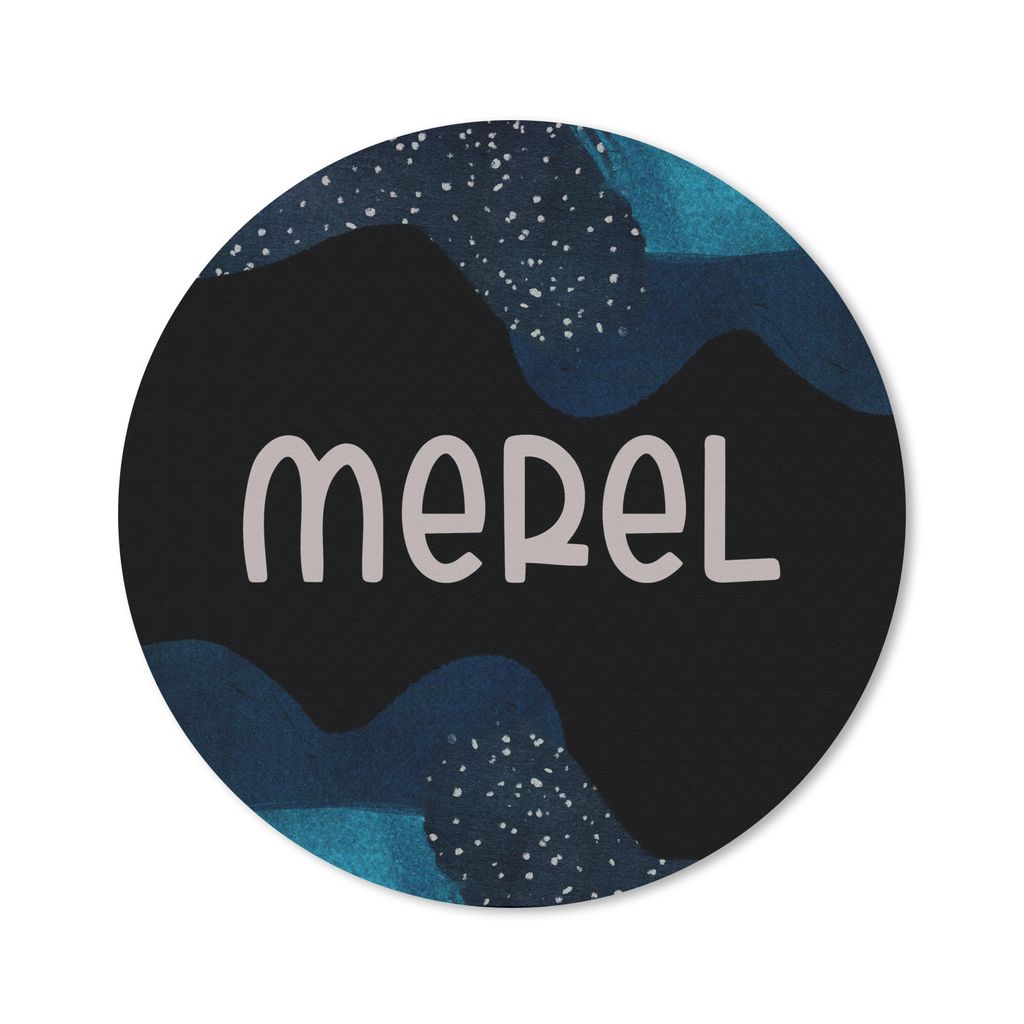 MuchoWow Mauspad Mousepad Merel - Pastell - Mädchen 30x30 cm - Mousepads - Maus Mat - Pad - Mausunterlage - Tischunterlage - Schreibtischmatten