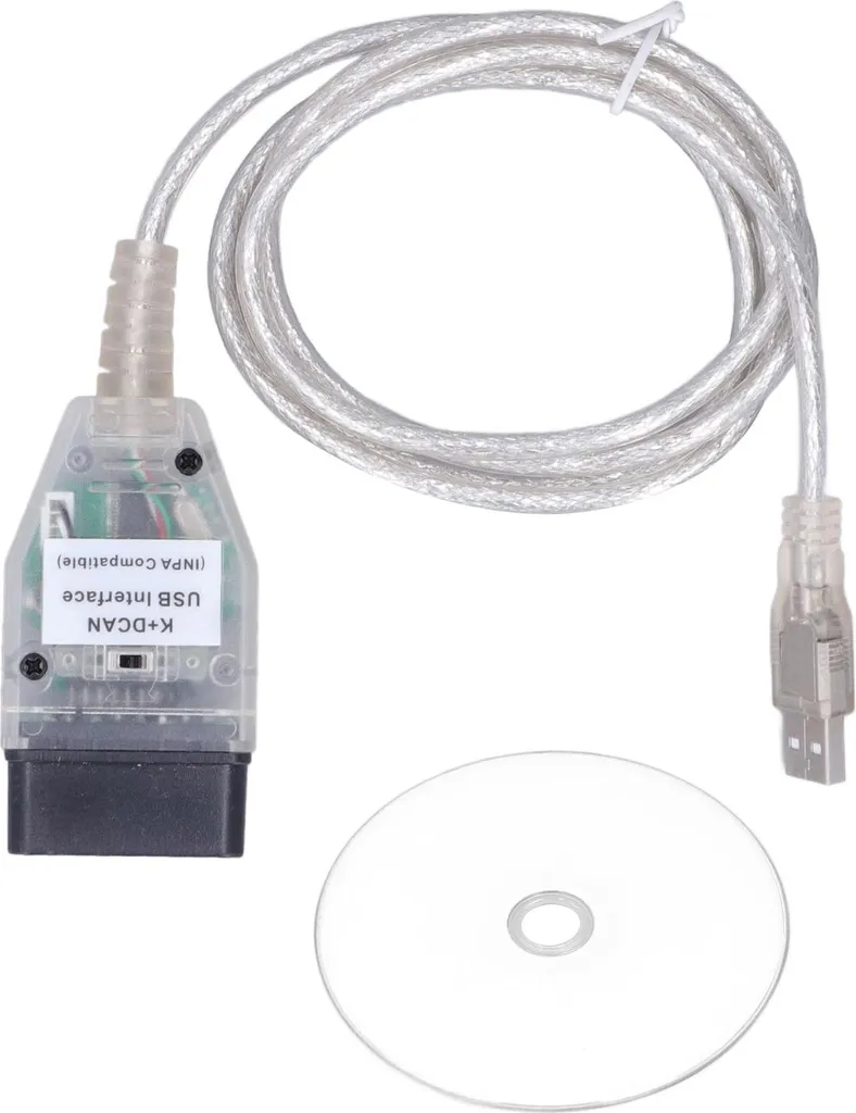 Interfaccia K+DCAN OBD2 per BMW Serie 1 E81 E82 E87 E88 Switch USB