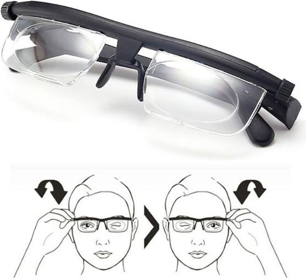 Okulary z regulacją optyczną, Vario Focus, od -6 do +3 Zdjęcie produktu 