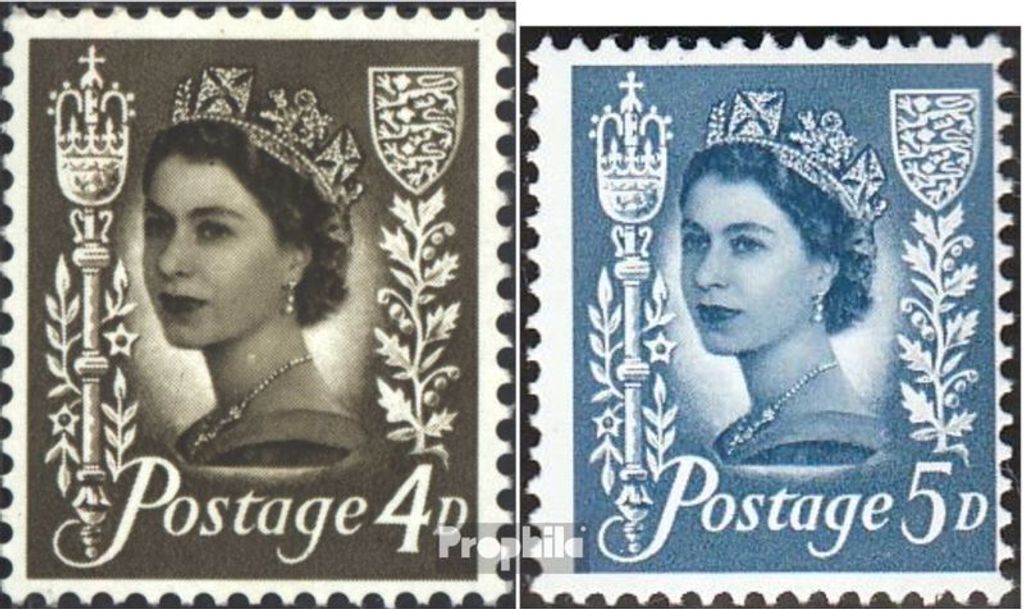 Briefmarken GB - Jersey 4-5 (kompl.Ausg.) Jahrgang 1968 komplett postfrisch 1968 Elisabeth