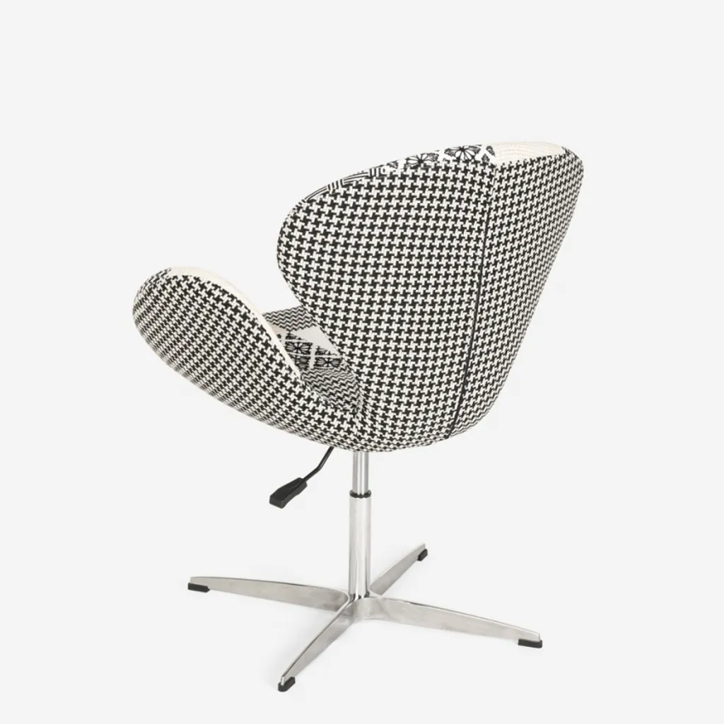 Chaise Stork réglable en hauteur style patchwork coloris multicolore - 5