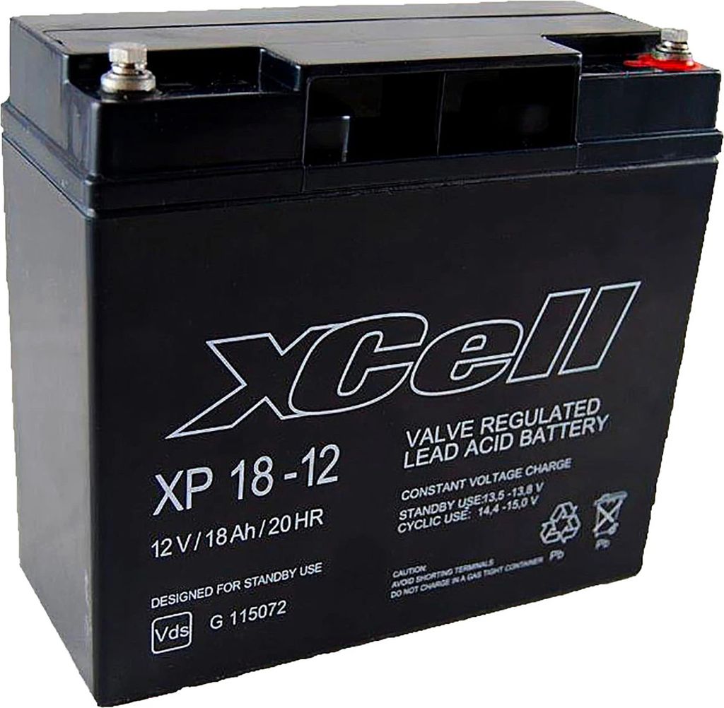 XCell Blei-Akku XP18-12 (VdS) AGM, Standard, M5 Immagine del prodotto 
