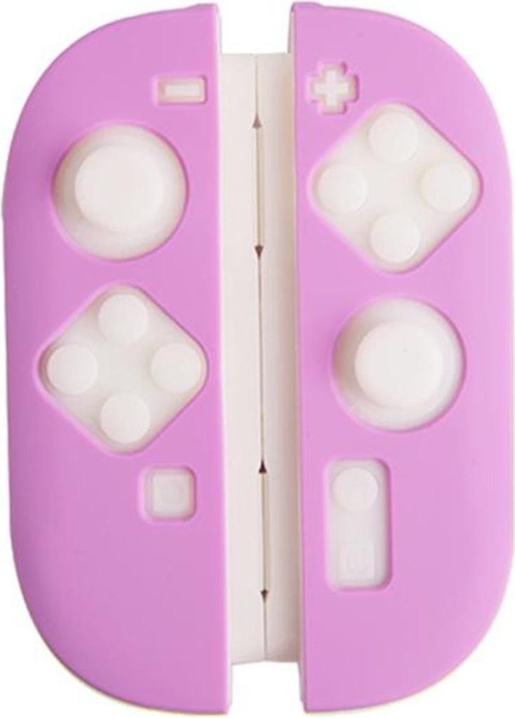 Für Nintendo Switch 2 Joy-Con Grip Design Soft Touch Silikon Schutz Hülle Lila