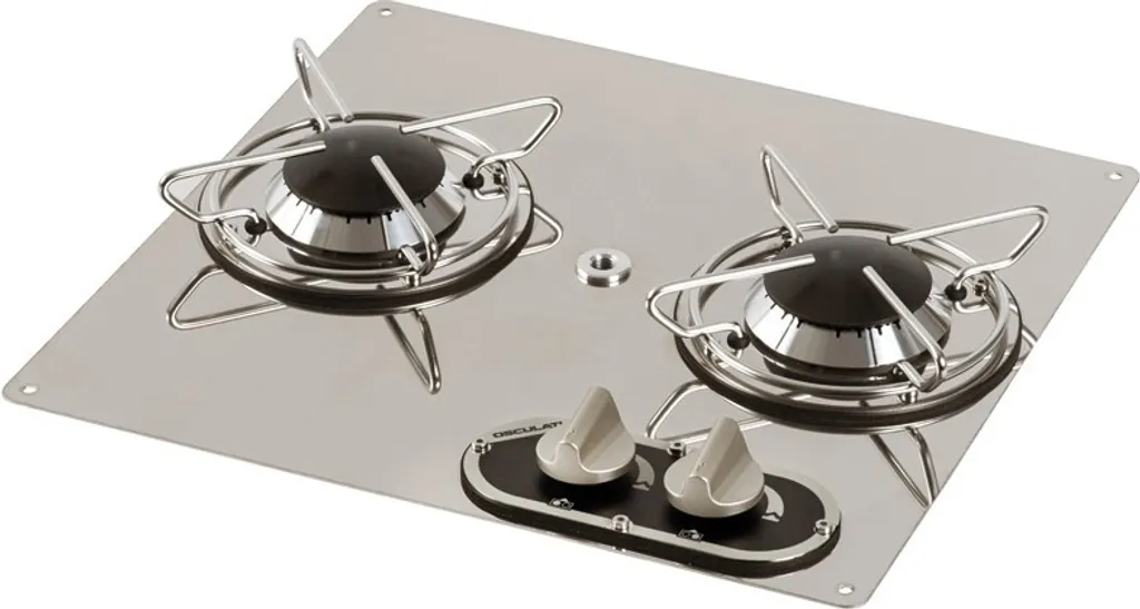 Plaque de cuisson encastrable 3 feux 470x360mm pour cuisine de studio