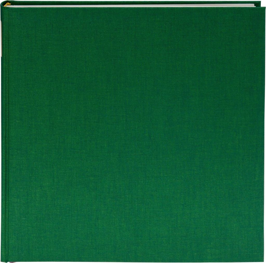 goldbuch 31806 Fotoalbum Summertime Trend, 30 x 31 cm, Fotobuch mit 100 weiße Seiten & Pergamin Trennblättern, Foto Album aus Leinen, Erinnerungs...