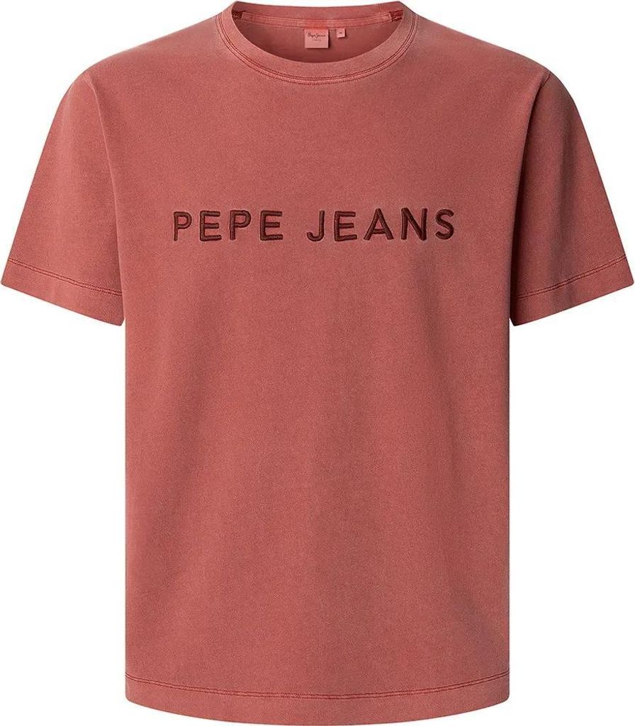 Pepe Jeans Meyer Kurzarm-t-shirt Orange S Herren Orange S