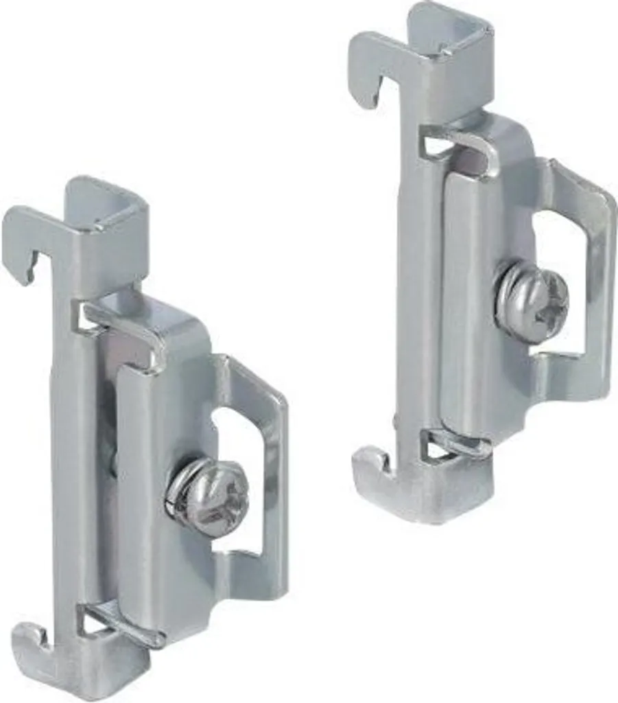 Morsetto Delock Inox per Guida DIN | Sicurezza Quadro Elettrico 4pz