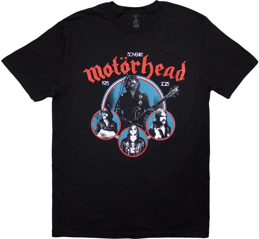 Motorhead - "50 Years Lemmy Circles" T-Shirt für Herren/Damen Uni RO13369 (S) (Schwarz)