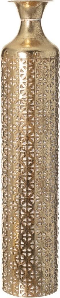 Vase Kairo, gold, Metall, 16,5x80 cm Produktbild 1