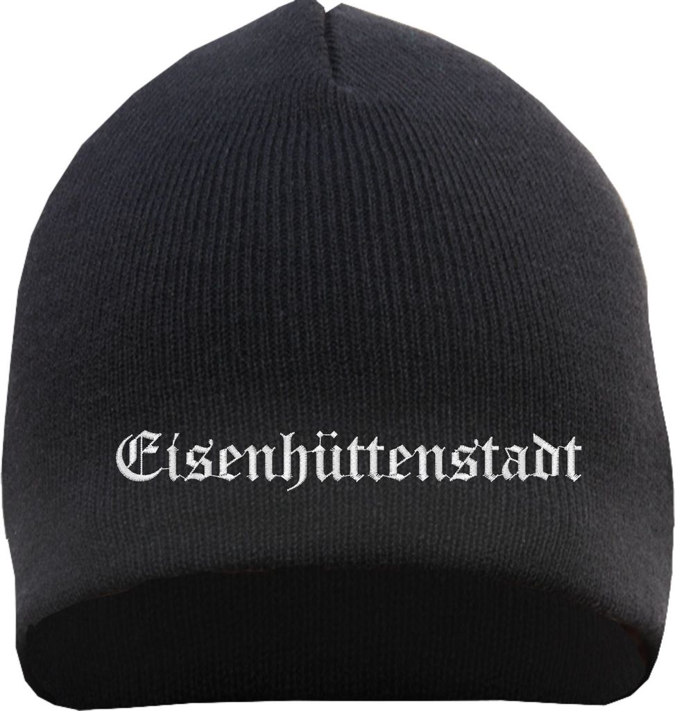 Eisenhüttenstadt Beanie Mütze - Altdeutsch - Bestickt - Produktbild 