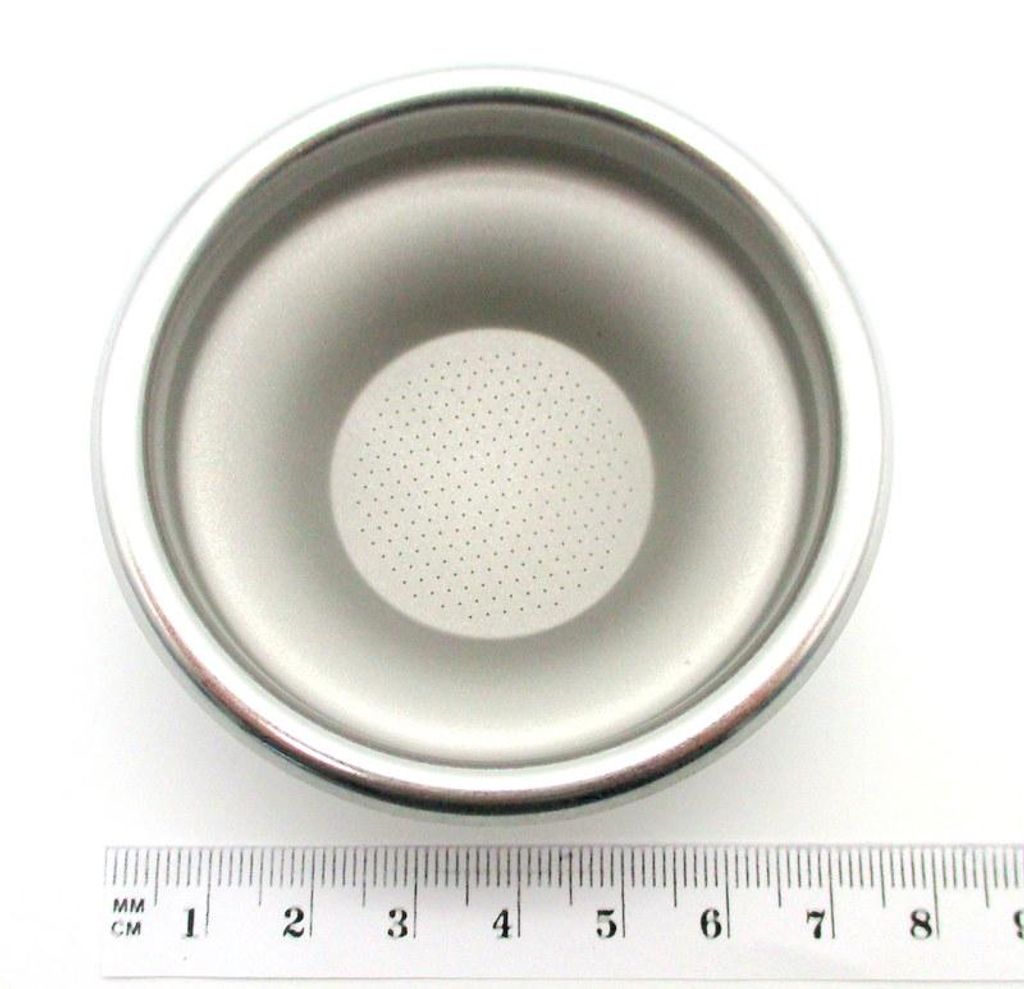 Eintassensieb einwandig grau 58mm Produktbild 
