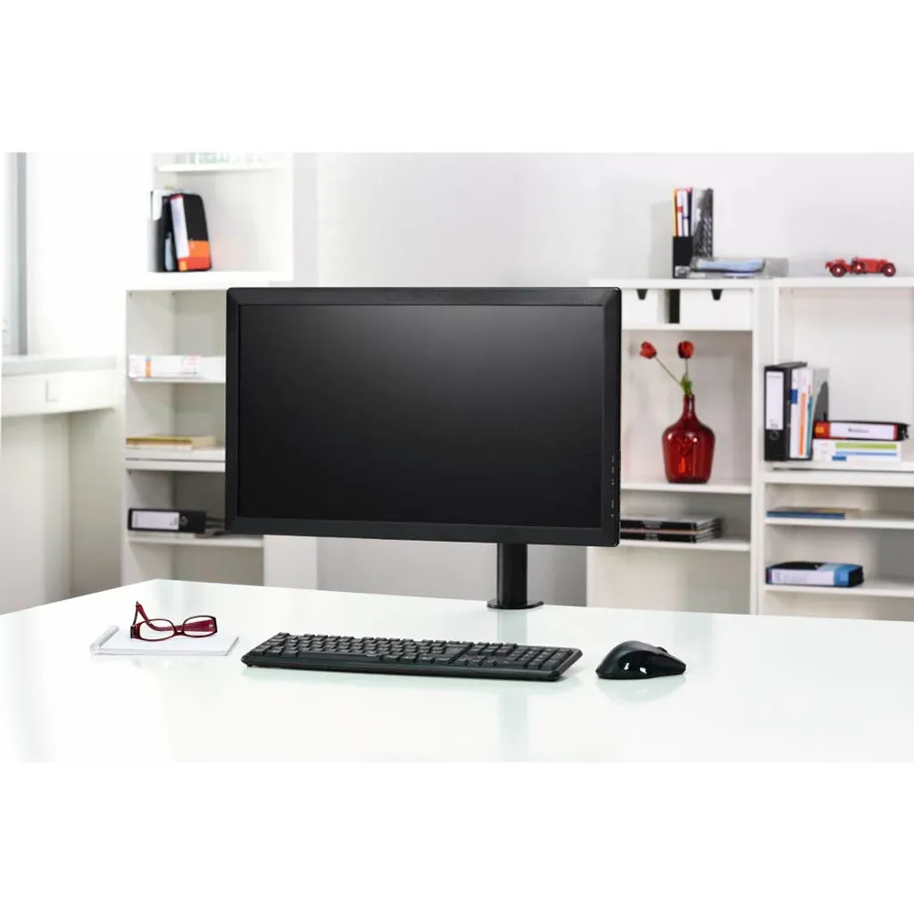 Support Écran Hama pour Télétravail : Optimisation Bureau et Posture - 4