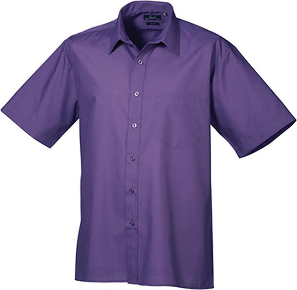 Premier Workwear Men ́s Poplin Short Sleeve Shirt