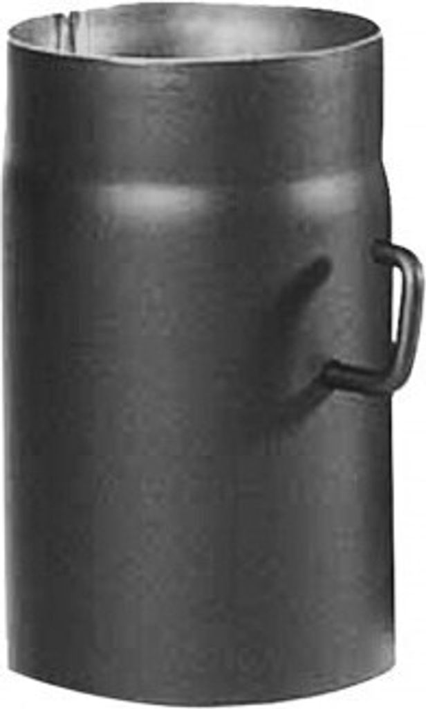 Ofenrohr Drosselkl.schwarz 2mm 120x250mm