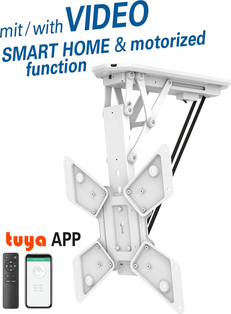 my wall HL 43 MWL TV Deckenhalter Smart Home motorisiert 23 - 55 Zoll LED Fernseher bis 30 kg