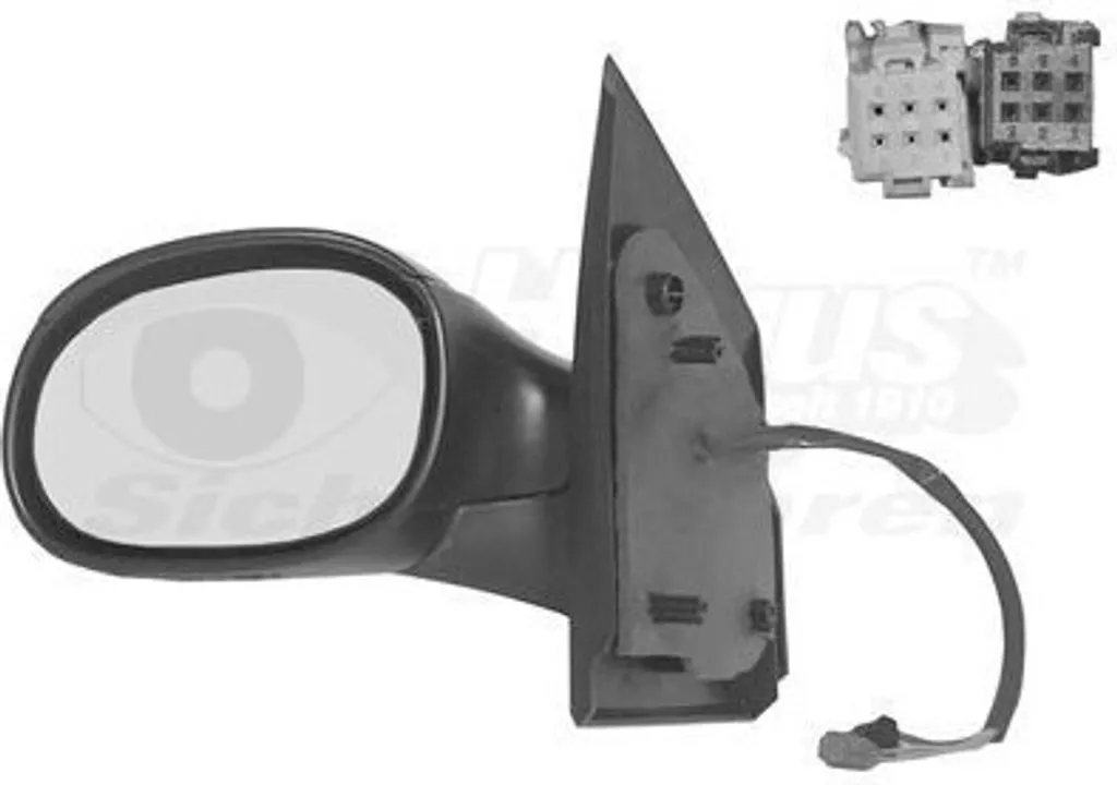 Rétroviseur gauche Van Wezel 0917807 pour Citroën C2 chauffant électrique