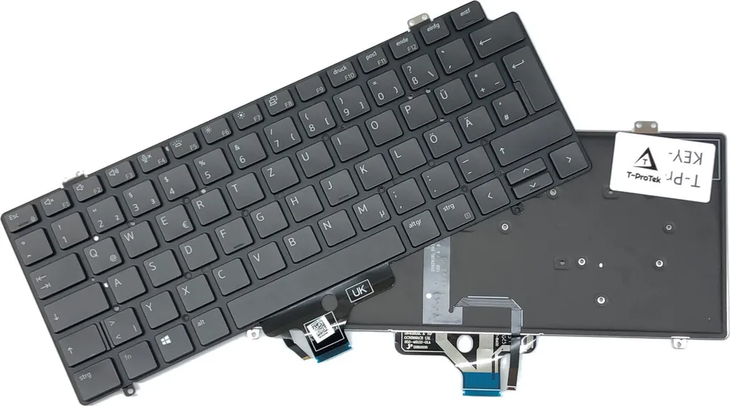 Clavier de remplacement pour PC Portable Dell Latitude 14 7410 Noir - 7