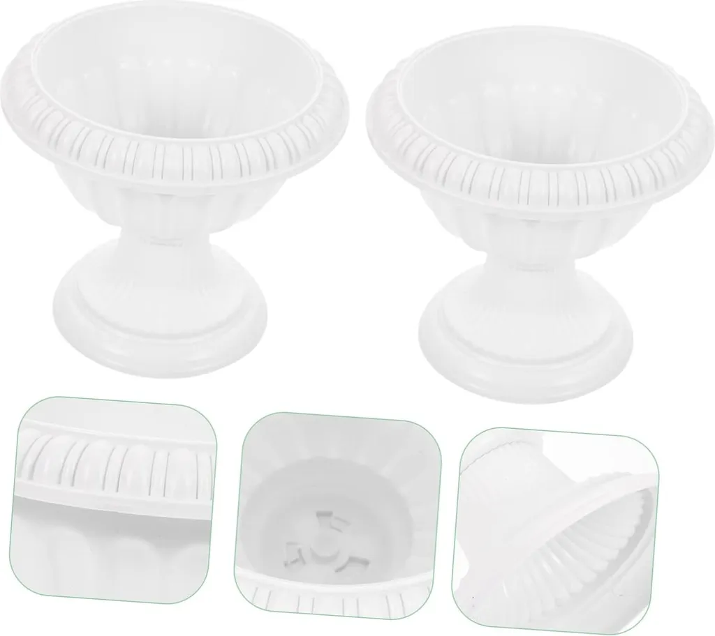 Pots de Fleurs Antiques Vintage - Centres de Table Socles incassables