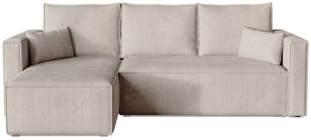 BroMARKT Ecksofa TOP Schlaffunktion Bettkasten L-Form Produktbild 