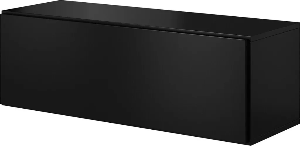 Meuble de Bureau Noir ROCO RO1 Idéal pour Ranger Livres et Classeurs