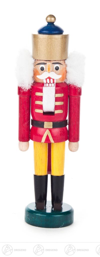 König (14cm) Nussknacker von Dregeno Seiffen