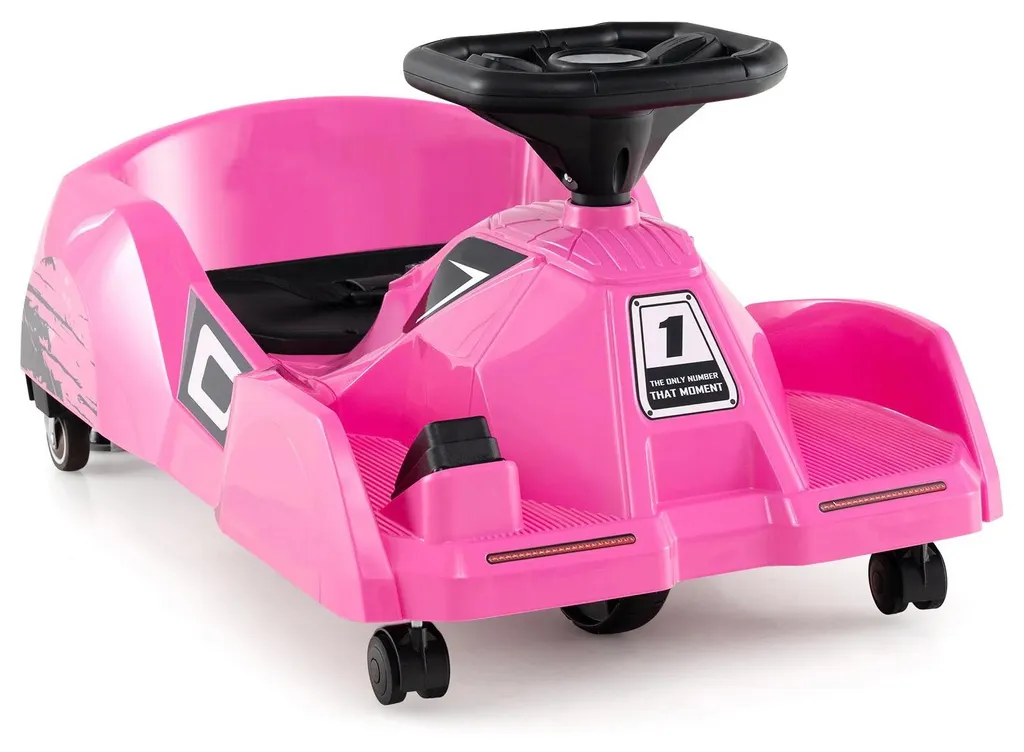 Jouet de jardin kart électrique rose - Jeu d'imitation et nettoyage